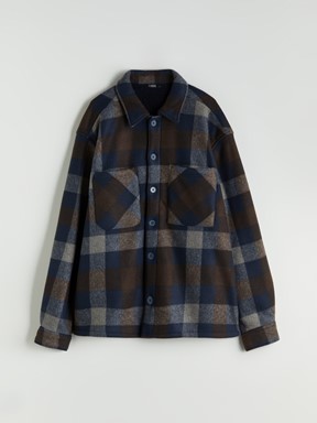 Gömlek Ceket LACİVERT EKOSELİ