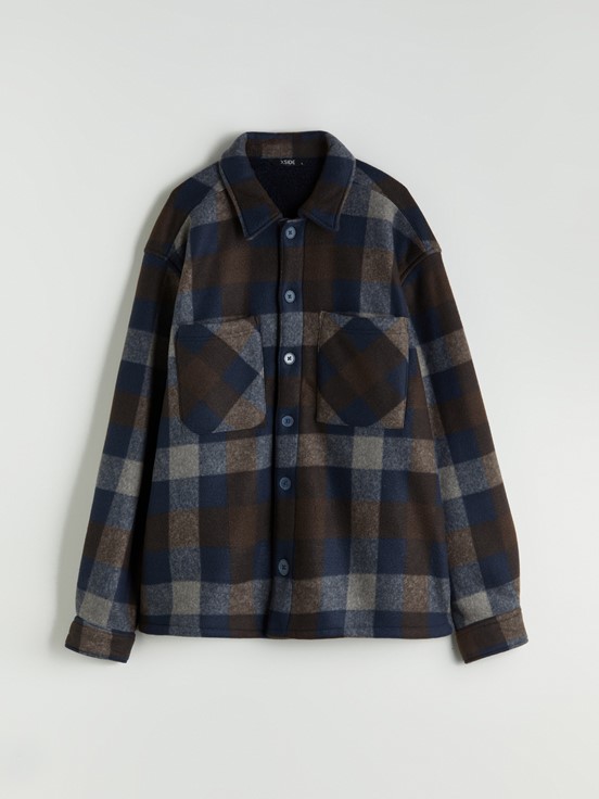 Gömlek Ceket LACİVERT EKOSELİ