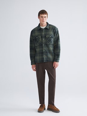 Gömlek Ceket YEŞİL EKOSELİ