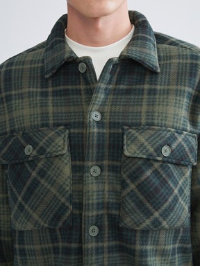 Gömlek Ceket YEŞİL EKOSELİ