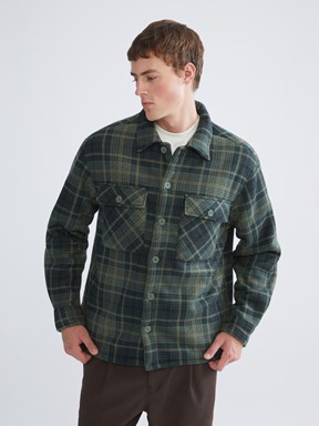 Gömlek Ceket YEŞİL EKOSELİ