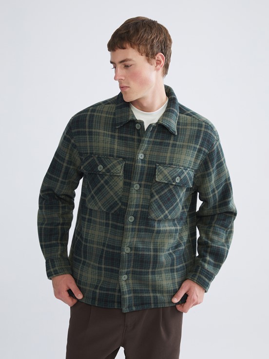 Gömlek Ceket YEŞİL EKOSELİ