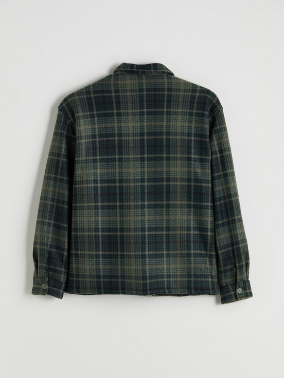 Gömlek Ceket YEŞİL EKOSELİ