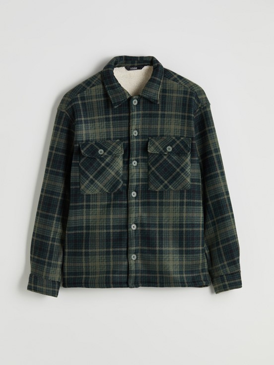 Gömlek Ceket YEŞİL EKOSELİ