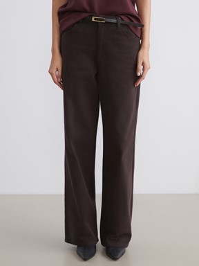 Jean Pantolon KOYU KAHVERENGİ