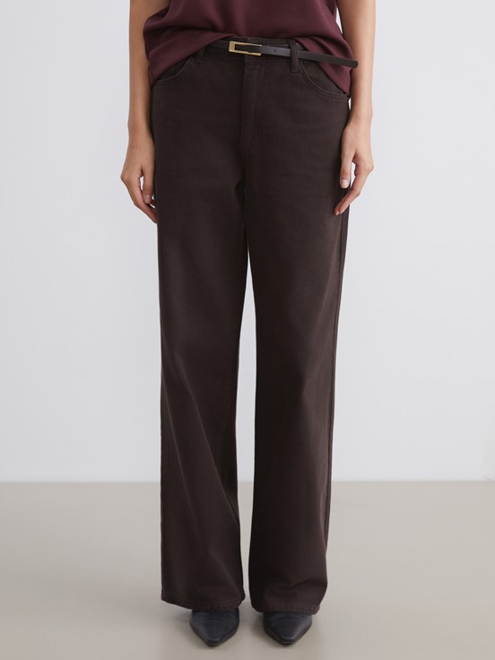 Jean Pantolon KOYU KAHVERENGİ