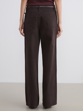 Jean Pantolon KOYU KAHVERENGİ