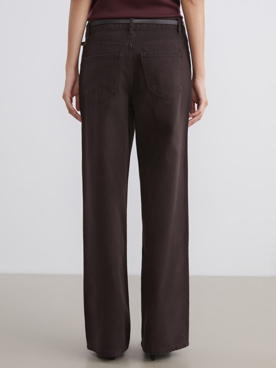 Jean Pantolon KOYU KAHVERENGİ