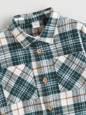 Gömlek KOYU YEŞİL EKOSELİ