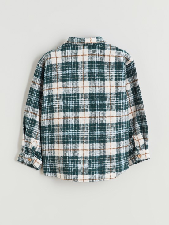 Gömlek KOYU YEŞİL EKOSELİ