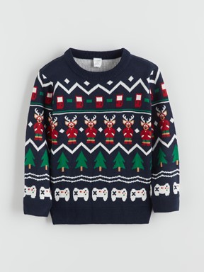 Kazak LACİVERT JAKARLI