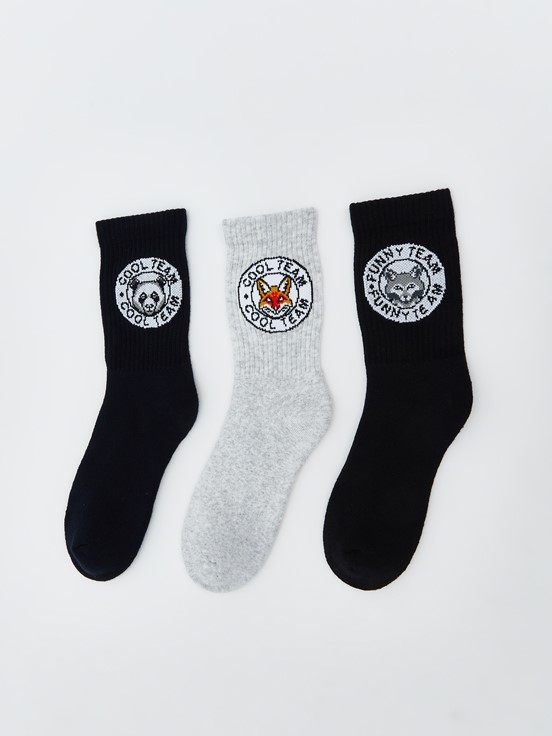 Soket Çorap KARIŞIK RENK İPLİĞİ BOYALI