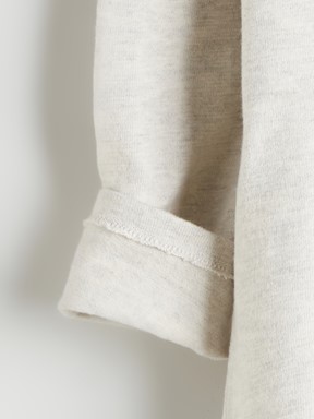 Tişört KIRIK BEYAZ MELANJ