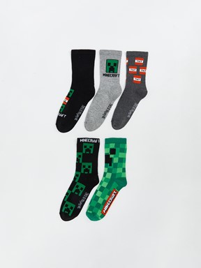 Soket Çorap KARIŞIK RENK İPLİĞİ BOYALI