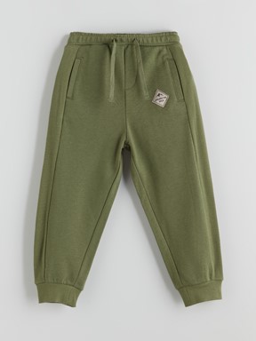 Beli Lastikli Erkek Çocuk Jogger Eşofman Altı KOYU GRİ