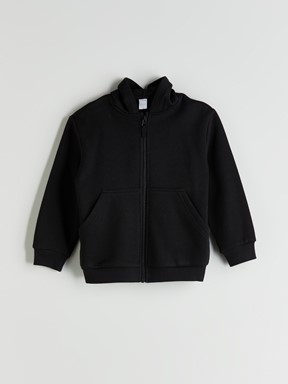 Fermuarlı Sweatshirt YENİ SİYAH