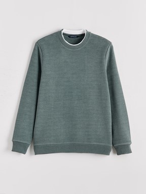 Sweatshirt KOYU BEJ MELANJ