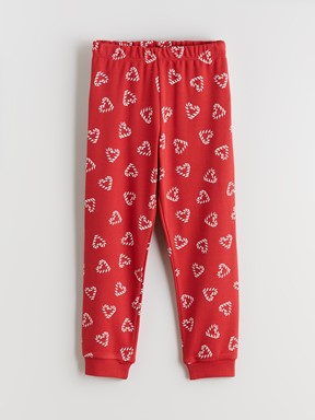 Pijama Takım KIRMIZI BASKILI