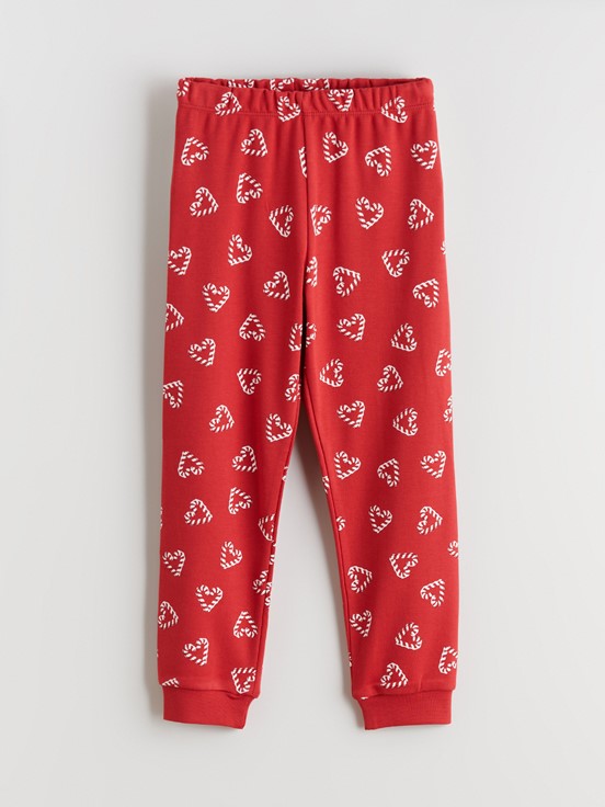 Pijama Takım KIRMIZI BASKILI