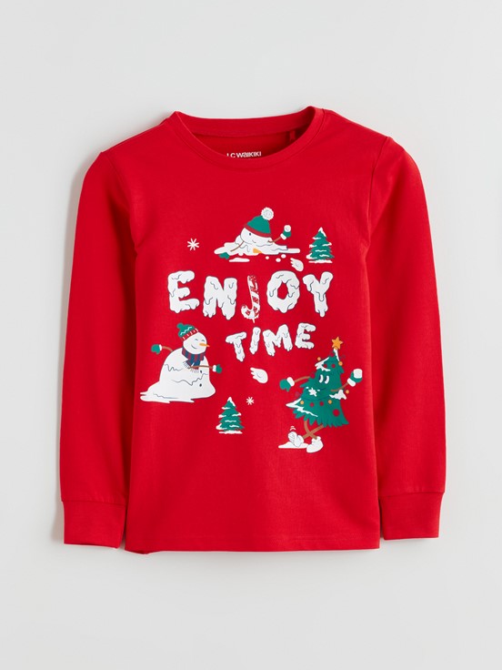 Pijama Takım CANLI KIRMIZI