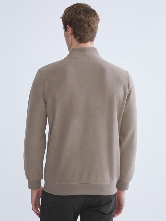 Sweatshirt AÇIK KAHVERENGİ