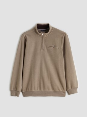 Sweatshirt AÇIK KAHVERENGİ