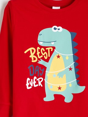 Pijama Takım CANLI KIRMIZI