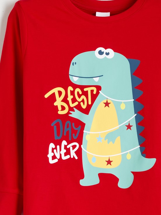 Pijama Takım CANLI KIRMIZI