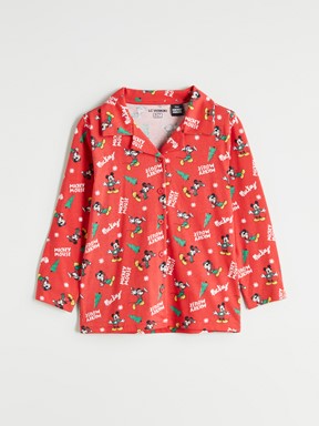Pijama Takım KIRMIZI BASKILI