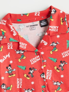 Pijama Takım KIRMIZI BASKILI