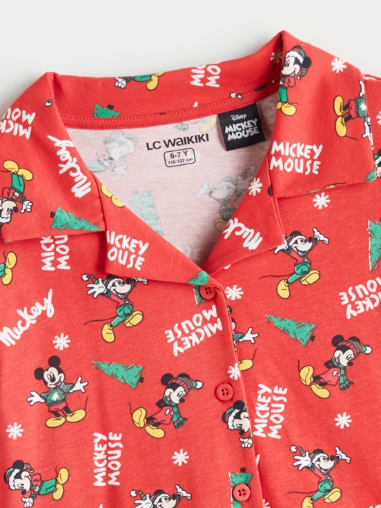 Pijama Takım KIRMIZI BASKILI