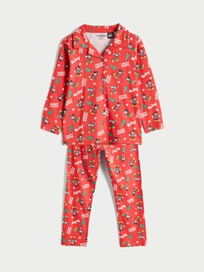 Pijama Takım KIRMIZI BASKILI