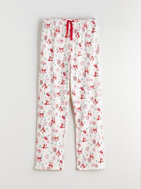 Pijama Takım EKRU BASKILI