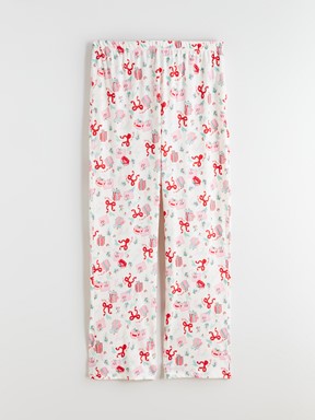 Pijama Takım EKRU BASKILI