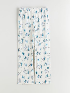 Pijama Takım EKRU BASKILI