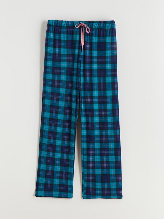 Pijama Takım KOYU MAVİ EKOSELİ