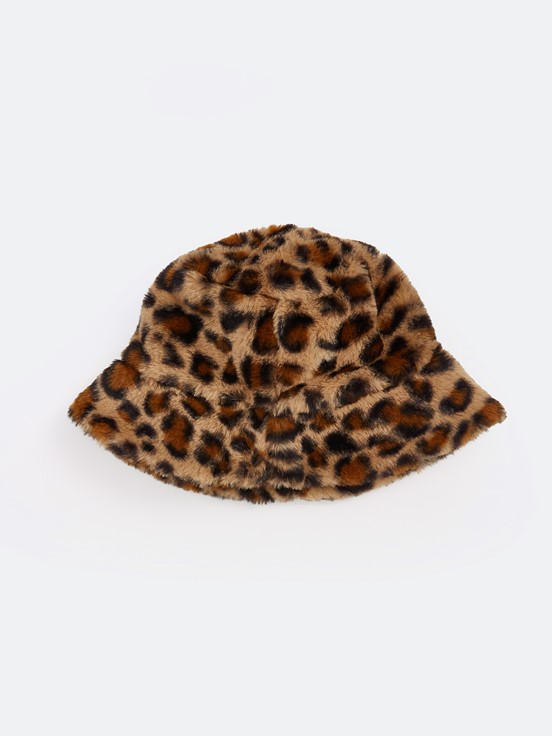 Bucket Şapka KAHVERENGİ BASKILI