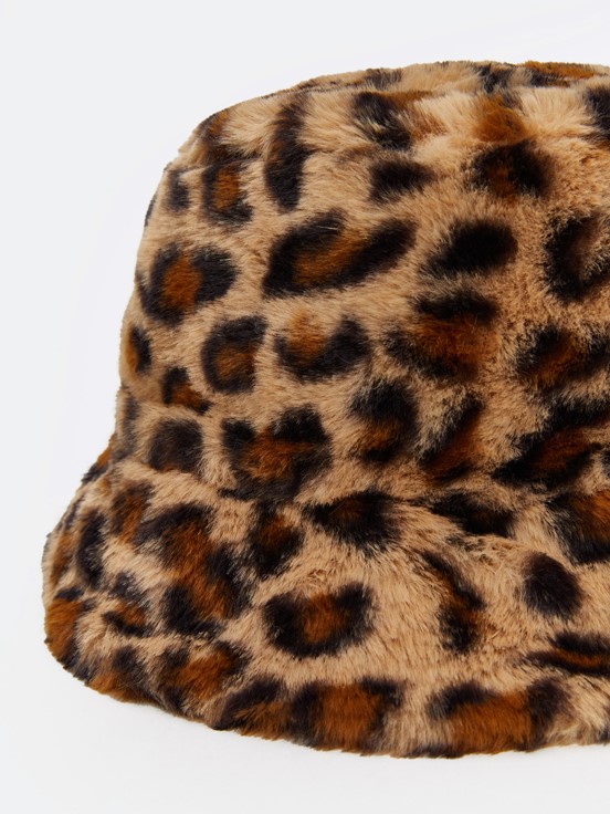 Bucket Şapka KAHVERENGİ BASKILI