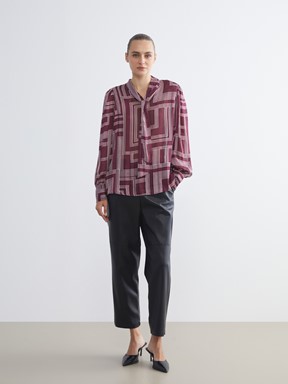 Bluz KIRMIZI BASKILI