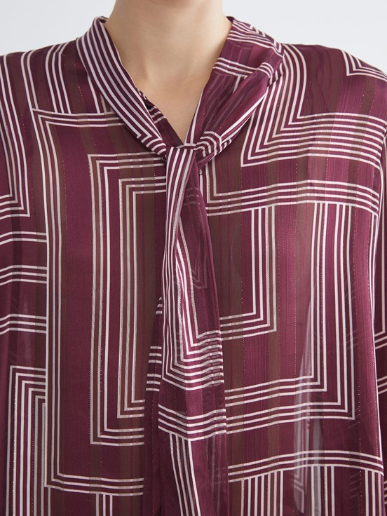 Bluz KIRMIZI BASKILI