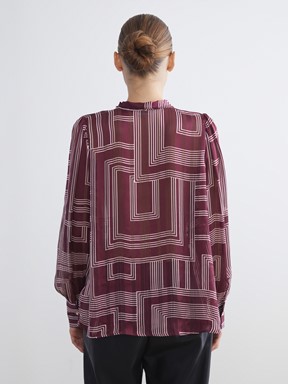 Bluz KIRMIZI BASKILI
