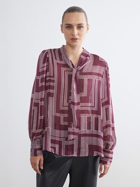 Bluz KIRMIZI BASKILI