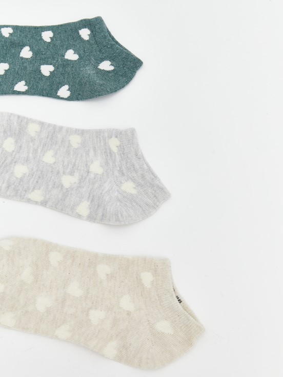 Patik Çorap YEŞİL MELANJ