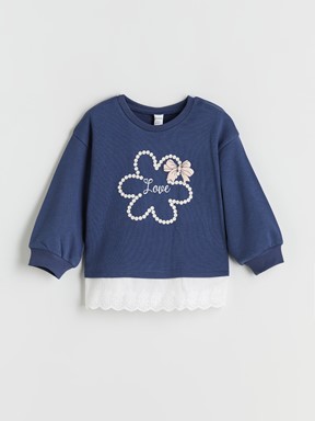 Sweatshirt AÇIK LACİVERT