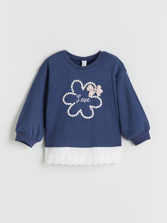 Sweatshirt AÇIK LACİVERT