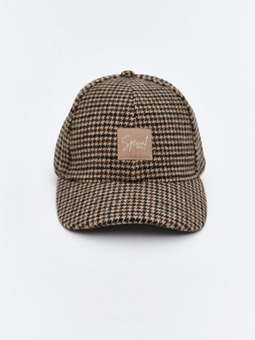 Kep Şapka KAHVERENGİ EKOSELİ