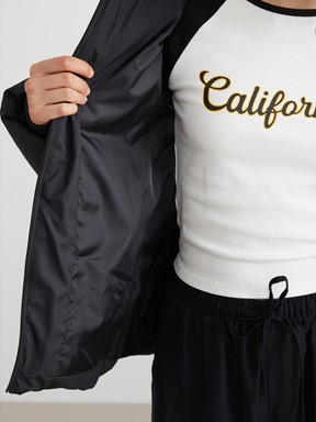 Şişme Mont YENİ SİYAH