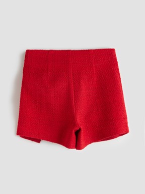 Şort Etek KIRMIZI EKOSELİ