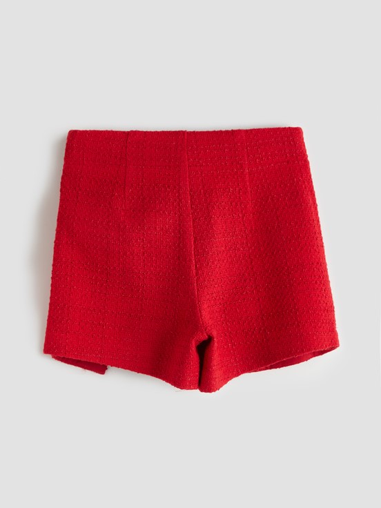 Şort Etek KIRMIZI EKOSELİ