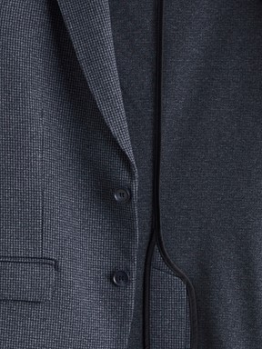 Blazer Ceket LACİVERT EKOSELİ